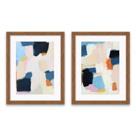 Project 62 Abstract Framed Print Wall Art MCM - Picture 1 of 4